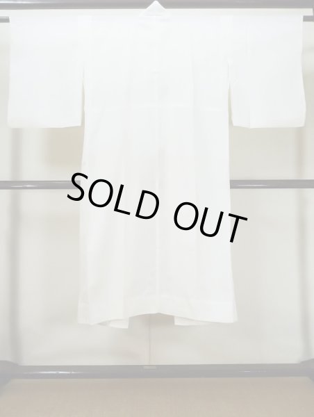 画像2: L0413J  襦袢 女性用着物  シルク（正絹）   オフ　ホワイト,  【中古】 【USED】 【リサイクル】 ★★★☆☆ (2)