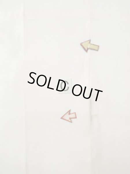 画像14: L0413J  襦袢 女性用着物  シルク（正絹）   オフ　ホワイト,  【中古】 【USED】 【リサイクル】 ★★★☆☆ (14)