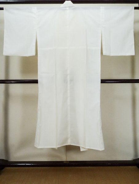 画像2: L0413K  襦袢 女性用着物  化繊   オフ ホワイト,  【中古】 【USED】 【リサイクル】 ★★★☆☆ (2)