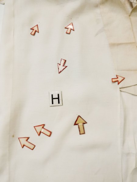 画像24: L0413O  襦袢 女性用着物  シルク(正絹)   オフ ホワイト, 花 【中古】 【USED】 【リサイクル】 ★★☆☆☆ (24)