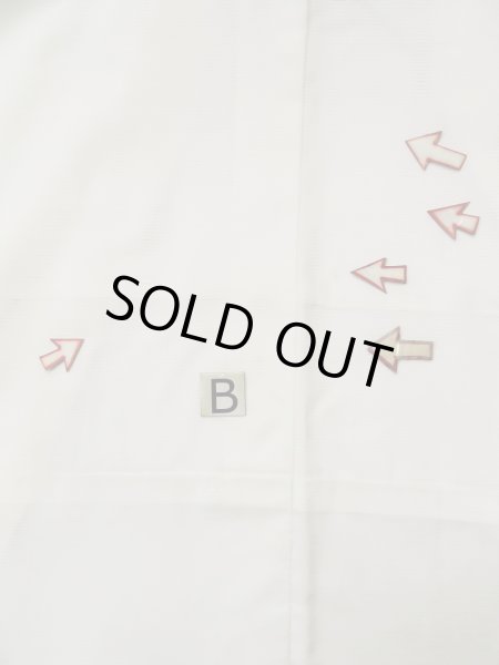 画像13: L0413P  襦袢 女性用着物  シルク(正絹)   オフ ホワイト,  【中古】 【USED】 【リサイクル】 ★★☆☆☆ (13)