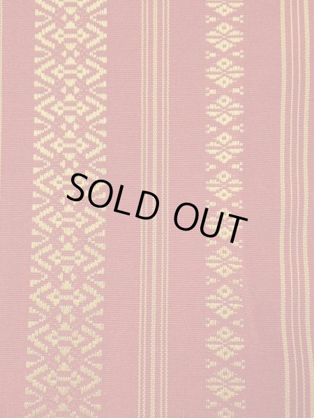 画像4: L0414B 半幅帯 女性用着物 シルク（正絹）   紫 線 【中古】 【USED】 【リサイクル】 ★★★☆☆ (4)