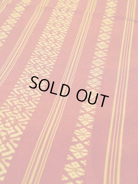 画像8: L0414B 半幅帯 女性用着物 シルク（正絹）   紫 線 【中古】 【USED】 【リサイクル】 ★★★☆☆ (8)