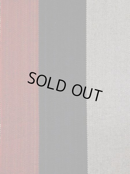 画像2: L0414F 半幅帯 女性用着物 シルク(正絹) 淡い  コーラル 縞 【中古】 【USED】 【リサイクル】 ★★★★☆ (2)