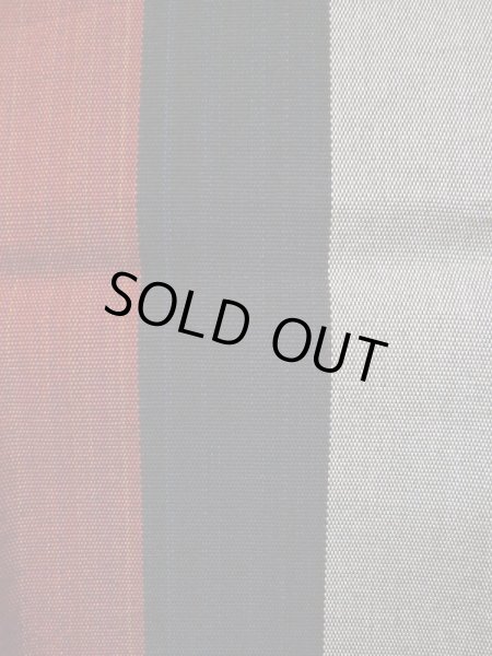 画像3: L0414F 半幅帯 女性用着物 シルク(正絹) 淡い  コーラル 縞 【中古】 【USED】 【リサイクル】 ★★★★☆ (3)