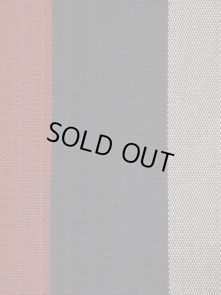 画像6: L0414F 半幅帯 女性用着物 シルク(正絹) 淡い  コーラル 縞 【中古】 【USED】 【リサイクル】 ★★★★☆ (6)