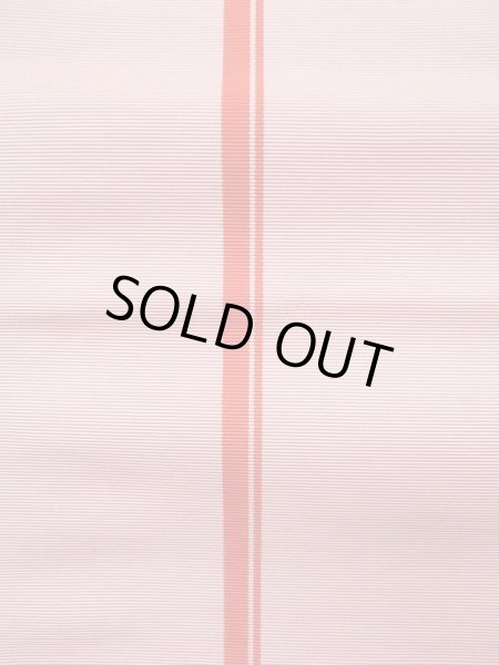 画像7: L0414Q 半幅帯 女性用着物 シルク(正絹) スモーキーな  カーキ 縞 【中古】 【USED】 【リサイクル】 ★★★☆☆ (7)