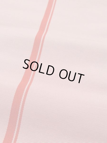 画像9: L0414Q 半幅帯 女性用着物 シルク(正絹) スモーキーな  カーキ 縞 【中古】 【USED】 【リサイクル】 ★★★☆☆ (9)