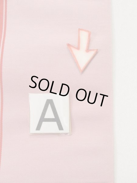 画像12: L0414Q 半幅帯 女性用着物 シルク(正絹) スモーキーな  カーキ 縞 【中古】 【USED】 【リサイクル】 ★★★☆☆ (12)