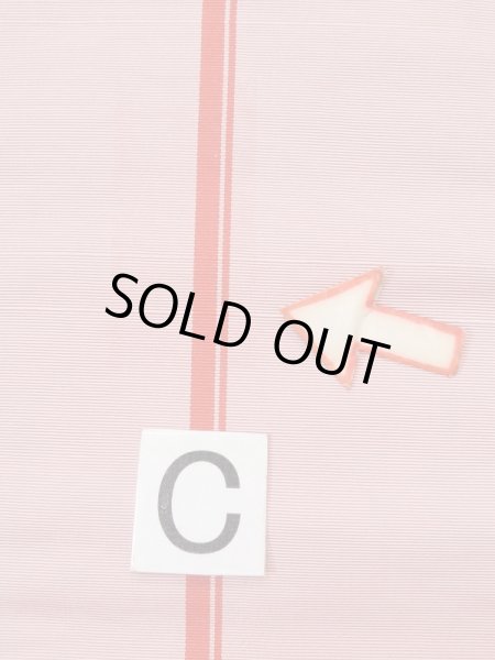 画像14: L0414Q 半幅帯 女性用着物 シルク(正絹) スモーキーな  カーキ 縞 【中古】 【USED】 【リサイクル】 ★★★☆☆ (14)