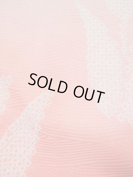 画像7: L0420E  羽織 女性用着物  シルク(正絹) クリーミーな  カーキ, 花 【中古】 【USED】 【リサイクル】 ★★★☆☆ (7)