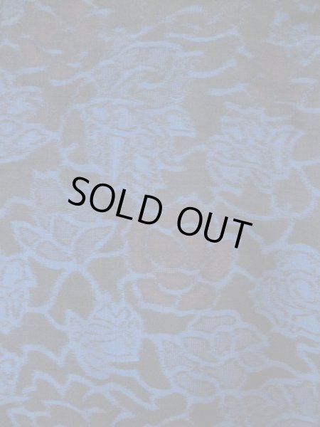 画像3: L0420H  羽織 女性用着物  シルク(正絹) グレイッシュ  オレンジ, 花 【中古】 【USED】 【リサイクル】 ★★★☆☆ (3)