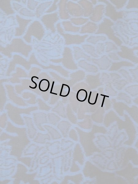 画像4: L0420H  羽織 女性用着物  シルク(正絹) グレイッシュ  オレンジ, 花 【中古】 【USED】 【リサイクル】 ★★★☆☆ (4)