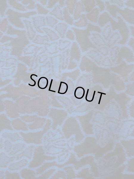 画像5: L0420H  羽織 女性用着物  シルク(正絹) グレイッシュ  オレンジ, 花 【中古】 【USED】 【リサイクル】 ★★★☆☆ (5)