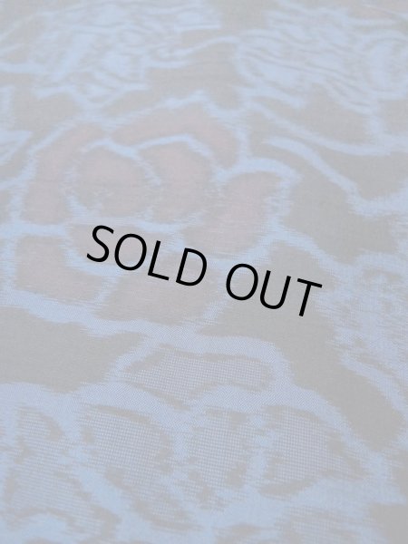 画像10: L0420H  羽織 女性用着物  シルク(正絹) グレイッシュ  オレンジ, 花 【中古】 【USED】 【リサイクル】 ★★★☆☆ (10)