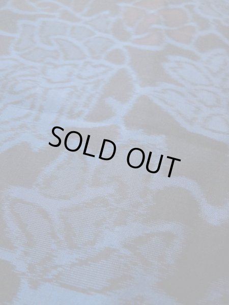 画像11: L0420H  羽織 女性用着物  シルク(正絹) グレイッシュ  オレンジ, 花 【中古】 【USED】 【リサイクル】 ★★★☆☆ (11)