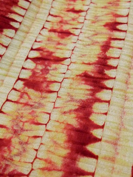 画像8: L0420K Mint  羽織 女性用着物  シルク(正絹) スモーキーな クリーミーな グリーン(緑), 抽象的模様 【中古】 【USED】 【リサイクル】 ★★★★☆ (8)