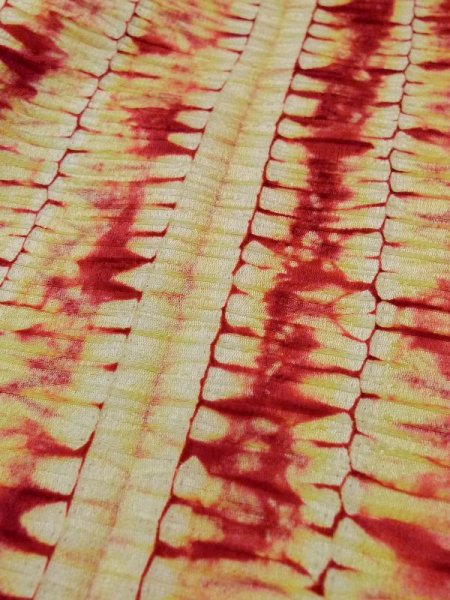 画像9: L0420K Mint  羽織 女性用着物  シルク(正絹) スモーキーな クリーミーな グリーン(緑), 抽象的模様 【中古】 【USED】 【リサイクル】 ★★★★☆ (9)