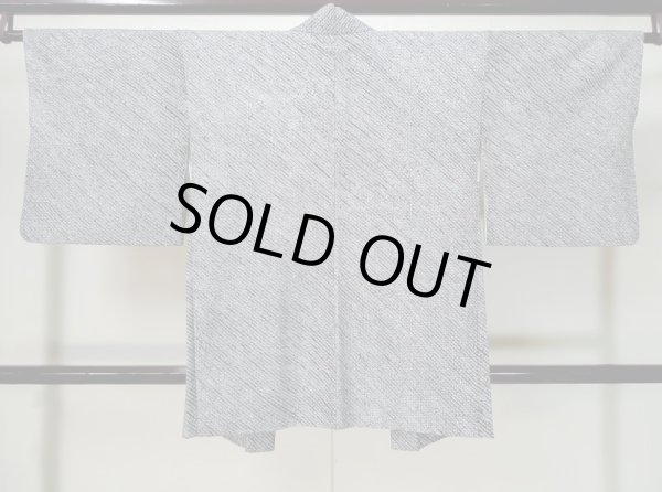 画像2: L0420O Mint  羽織 女性用着物  シルク（正絹）   黒, かのこ 【中古】 【USED】 【リサイクル】 ★★★★☆ (2)