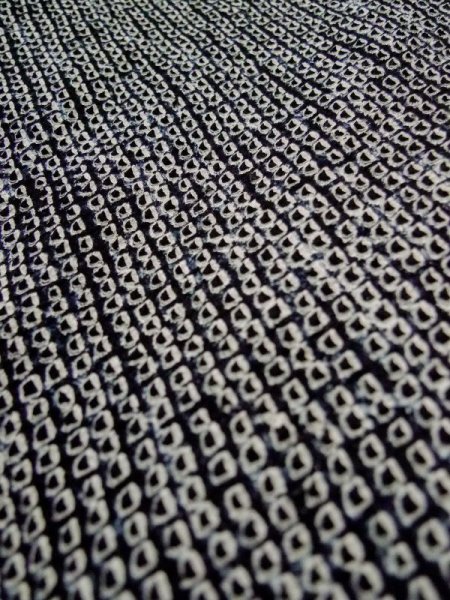 画像8: L0420O Mint  羽織 女性用着物  シルク(正絹)   黒, かのこ 【中古】 【USED】 【リサイクル】 ★★★★☆ (8)