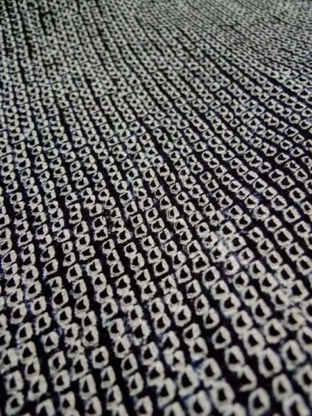 画像9: L0420O Mint  羽織 女性用着物  シルク(正絹)   黒, かのこ 【中古】 【USED】 【リサイクル】 ★★★★☆ (9)