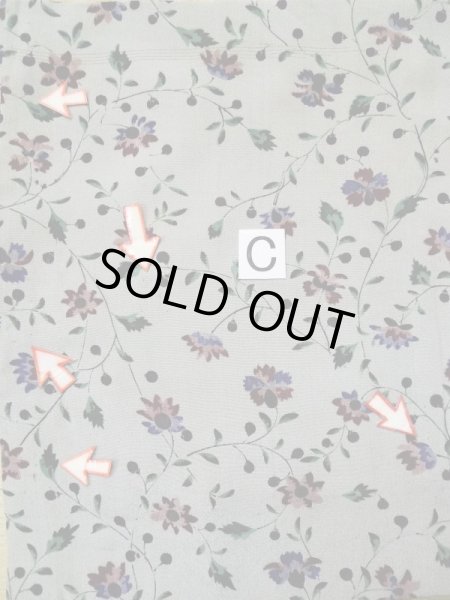 画像15: L0421A  羽織 女性用着物  シルク（正絹） スモーキーな 淡い 朱赤, 花 【中古】 【USED】 【リサイクル】 ★☆☆☆☆ (15)