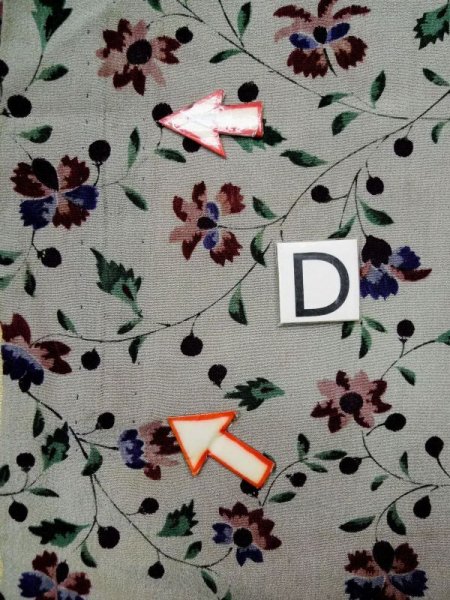 画像16: L0421A  羽織 女性用着物  シルク(正絹) スモーキーな 淡い 朱赤, 花 【中古】 【USED】 【リサイクル】 ★☆☆☆☆ (16)