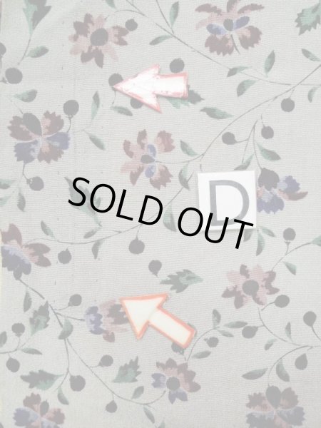 画像16: L0421A  羽織 女性用着物  シルク（正絹） スモーキーな 淡い 朱赤, 花 【中古】 【USED】 【リサイクル】 ★☆☆☆☆ (16)