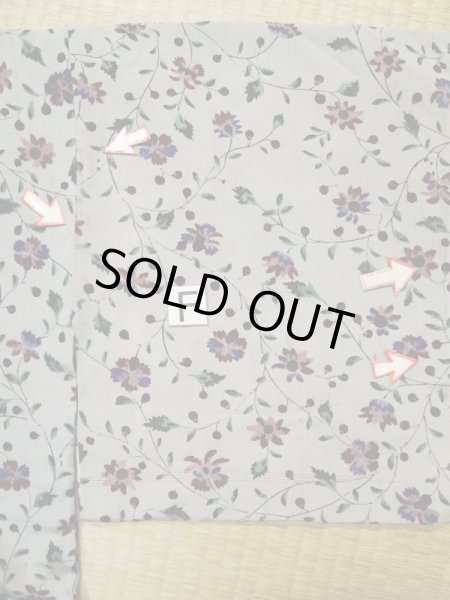 画像18: L0421A  羽織 女性用着物  シルク（正絹） スモーキーな 淡い 朱赤, 花 【中古】 【USED】 【リサイクル】 ★☆☆☆☆ (18)