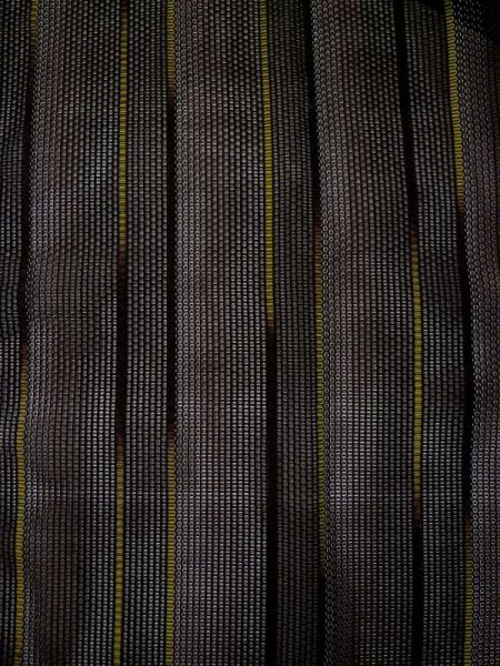 画像3: L0421I  道中着 女性用着物  化繊 淡い  茶色, ぼかし 【中古】 【USED】 【リサイクル】 ★★★★☆ (3)