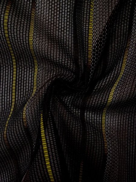 画像10: L0421I  道中着 女性用着物  化繊 淡い  茶色, ぼかし 【中古】 【USED】 【リサイクル】 ★★★★☆ (10)