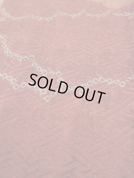 画像11: L0421N  道行 女性用着物  シルク(正絹) グレイッシュ  山吹, 雲 【中古】 【USED】 【リサイクル】 ★★★★★ (11)