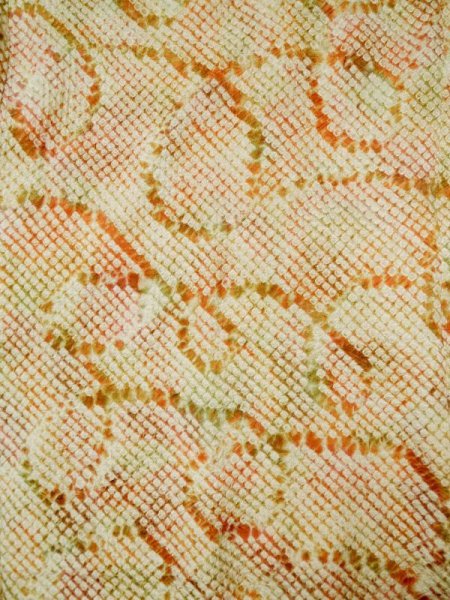 画像3: L0421O  道行 女性用着物  シルク(正絹) グレイッシュ  えんじ, 線 【中古】 【USED】 【リサイクル】 ★★★☆☆ (3)