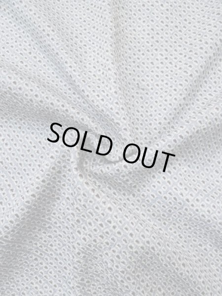 画像9: L0421R  道行 女性用着物  シルク(正絹) スモーキーな  シルバー(銀), かのこ 【中古】 【USED】 【リサイクル】 ★★★☆☆ (9)