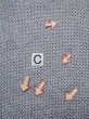 画像14: L0421R  道行 女性用着物  シルク（正絹） スモーキーな  シルバー（銀）, かのこ 【中古】 【USED】 【リサイクル】 ★★★☆☆ (14)
