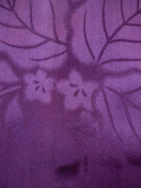 画像12: L0421S  道行 女性用着物 レア シルク(正絹) 薄い  ピンク, 桐 【中古】 【USED】 【リサイクル】 ★★★☆☆ (12)