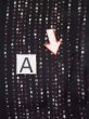 画像13: L0426B  小紋 女性用着物  シルク（正絹）   黒, 小さな点々 【中古】 【USED】 【リサイクル】 ★☆☆☆☆ (13)