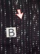 画像14: L0426B  小紋 女性用着物  シルク（正絹）   黒, 小さな点々 【中古】 【USED】 【リサイクル】 ★☆☆☆☆ (14)