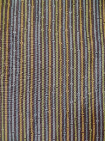 画像5: L0426F  小紋 女性用着物  シルク(正絹) ペール  マルチカラー, 竹 【中古】 【USED】 【リサイクル】 ★★☆☆☆ (5)