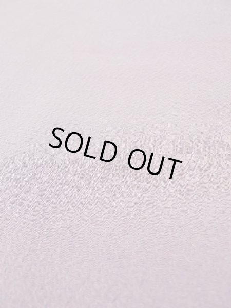 画像9: L0426K Mint  小紋 女性用着物  シルク(正絹) ペール ライト 藤, ぼかし 【中古】 【USED】 【リサイクル】 ★★★★★ (9)