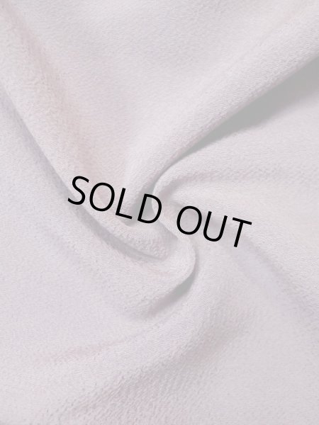 画像12: L0426K Mint  小紋 女性用着物  シルク(正絹) ペール ライト 藤, ぼかし 【中古】 【USED】 【リサイクル】 ★★★★★ (12)