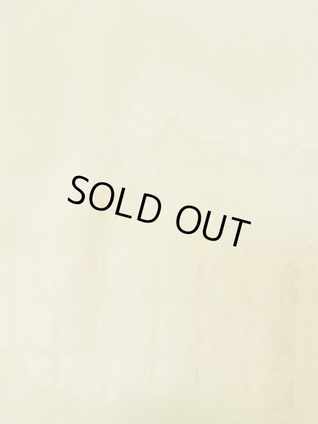 画像9: L0426N  小紋 女性用着物  シルク(正絹) ペール ライト イエロー(黄色), 雲 【中古】 【USED】 【リサイクル】 ★★★☆☆ (9)