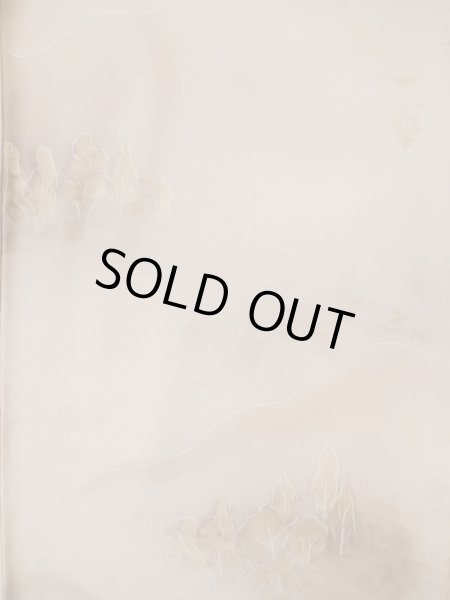 画像3: L0426P  小紋 女性用着物  シルク(正絹) ペール グレイッシュ ピンク, 木 【中古】 【USED】 【リサイクル】 ★★☆☆☆ (3)