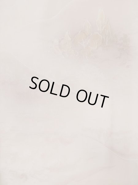 画像4: L0426P  小紋 女性用着物  シルク(正絹) ペール グレイッシュ ピンク, 木 【中古】 【USED】 【リサイクル】 ★★☆☆☆ (4)