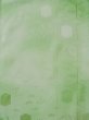 画像5: L0426Q  小紋 女性用着物  シルク（正絹） ペール ライト 黄緑色, 花 【中古】 【USED】 【リサイクル】 ★★★☆☆ (5)