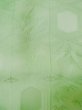 画像7: L0426Q  小紋 女性用着物  シルク（正絹） ペール ライト 黄緑色, 花 【中古】 【USED】 【リサイクル】 ★★★☆☆ (7)