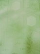 画像8: L0426Q  小紋 女性用着物  シルク（正絹） ペール ライト 黄緑色, 花 【中古】 【USED】 【リサイクル】 ★★★☆☆ (8)