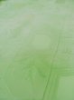 画像10: L0426Q  小紋 女性用着物  シルク（正絹） ペール ライト 黄緑色, 花 【中古】 【USED】 【リサイクル】 ★★★☆☆ (10)