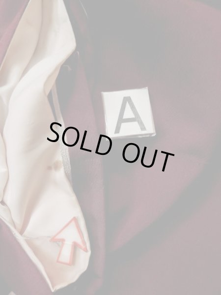 画像12: L0426U  織 女性用着物  シルク(正絹) ダーク  えんじ,  【中古】 【USED】 【リサイクル】 ★☆☆☆☆ (12)