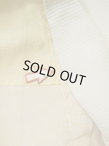 画像26: L0511B  L0511B 訪問着 女性用着物 洋花柄 シルク(正絹)   オフ ホワイト, 花 【中古】 【USED】 【リサイクル】 ★☆☆☆☆ (26)